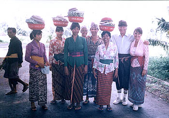 Balinese wedding ceremony (not mine)